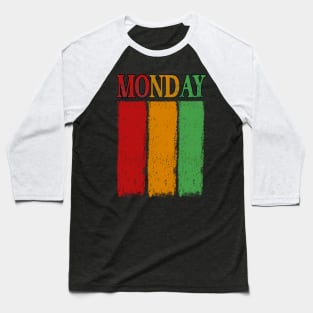 Monday Flag Hiphop Baseball T-Shirt